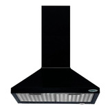 Campana Cocina 60 Piramide Negra Doble Turbina Led 1000m Color Negro