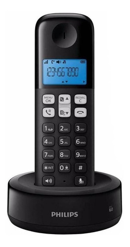 Telefone Philips  D1311b/77 Sem Fio - Cor Preto