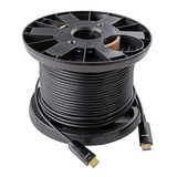 Cable Hdmi Dtech 4k 30hz De Fibra Óptica De 328 Pies -negro
