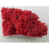 Coral Rojo Marino Pez Pecera Baño