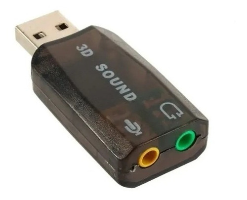 Tarjeta De Sonido Usb 5.1. Audifonos Y Microfono 3.5mm Empaq