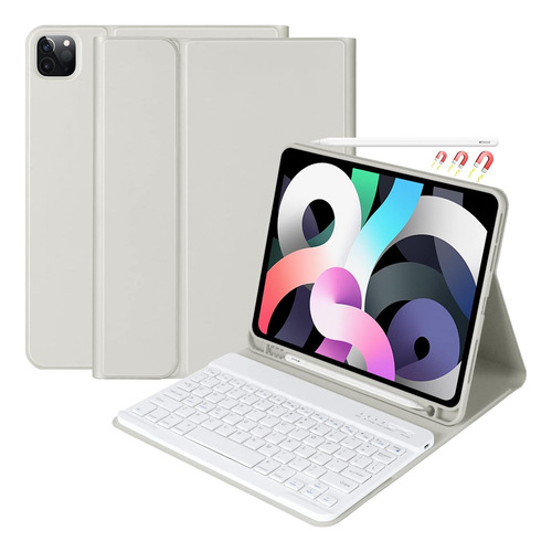 Funda C/teclado Baibao Para iPad Pro 11 3g 2021/2020-18 Gris
