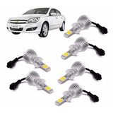 Kit Super Led Vectra 2009 2010 2011 Farol E Milha 6000k