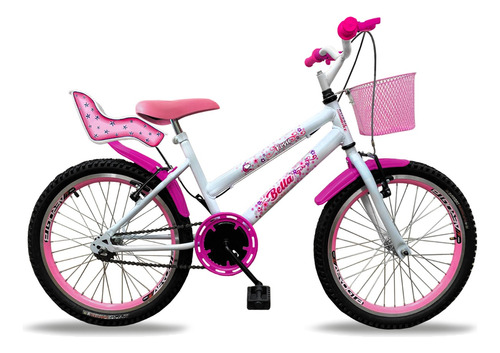 Bicicleta Infantil Feminina Aro 20 Com Cadeirinha De Boneca