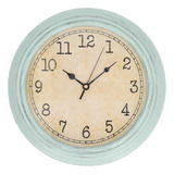 Reloj De Pared Vintage Con Movimiento De Cuarzo Silencioso,