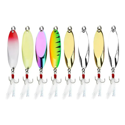 8pcs Cucharas Pesca Mar Llamativas Currican 25g 8pzs | Meses sin interés
