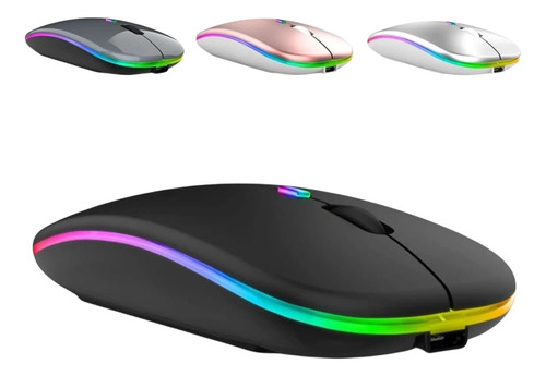 Mouse Inalambrico Recargable Dual Mode  Bluetooth 5.2 + 2.4g