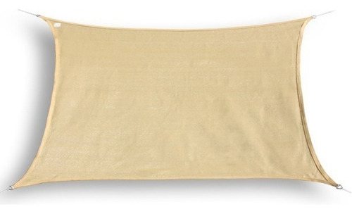 Malla Sombra 4x5 90% Beige Raschel Lista Para Colocar