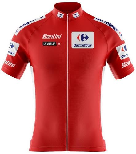 Jersey Ciclismo Ruta Mtb Vuelta 2022 Rojo Manga Corta