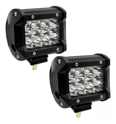 Par Luces Exploradora 12 Led 7200lm Carro/moto Potente