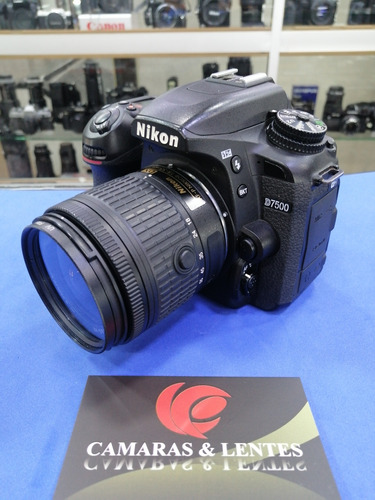 Nikon Kit D7500 + Lente 18-55mm Vr Dslr Color  Negro