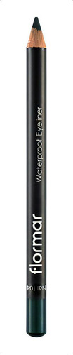 Delineador Waterproof Eyeliner Cobalt Green Color Verde