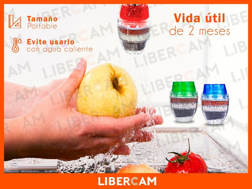 Filtro Purificador De Agua Canilla Carbon Descartable Cocina
