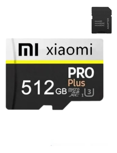 Cartão Memoria Micro Sd 512gb Xiaomi V60 Xc Novo +nf