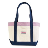 Bolso Clásico Vineyard Vines Vineyard Whale, Color Beige