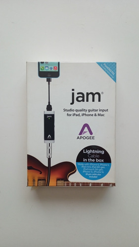 Interfaz Apogee Jam 24 Bit - 48khz Para iPad, iPhone Y Mac