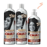 Shampoo+ Condicionador+ Creme 500ml Coco E Cacau Soul Power