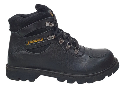 Bota Coturno Masculina Couro Legitimo Jaguar 695 