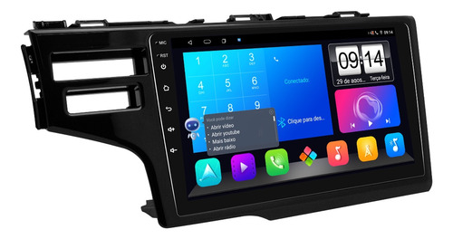 Multimidia Fit Wrv 15/22 Android 13 4gb Carplay Voz 9p 4g