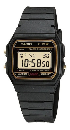 Reloj Casio F-91wg-9q Vintage Retro Garantía Oficial