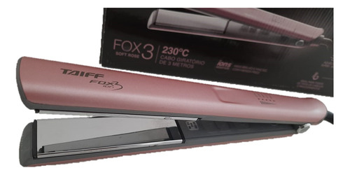 Chapa Taiff Fox 3 Soft Rose 230ºc Bivolt