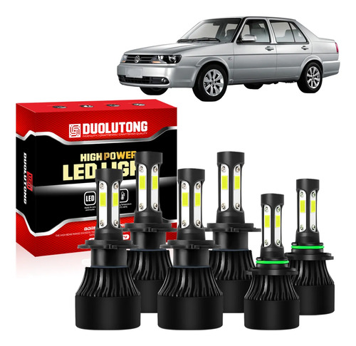 Para Volkswagen Faros Led Alta H7 Baja H7 Niebla 9006 Auto