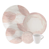 Aparelho De Jantar Em Porcelana Rose Ho 20 Peças Tramontina