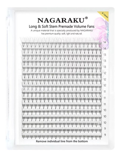 Extensión De Pestaña Nagaraku Prearmado Big Box 