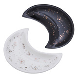 Bandeja Para Joyas Home Decor Moon, 2 Unidades