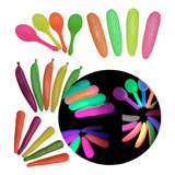 Combo Maracas Fluo X 40 Neón Uv Cotillón Fiesta Eventos