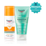 Eucerin Sun Protector Solar Facial Toque Seco 50ml +obsequio