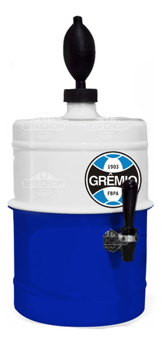  Chopeira Gelo Grêmio Azul/branca 5.1lt Portátil Envio Já   