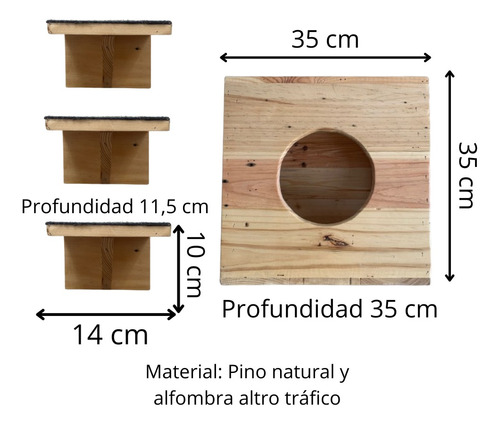 Gimnasio Para Gato Flotante 