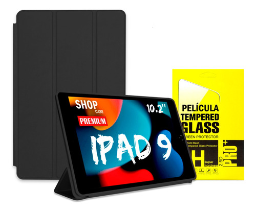 Capa Para iPad 7ª/8ª/9ª Geração 10.2 Ultraleve + Película