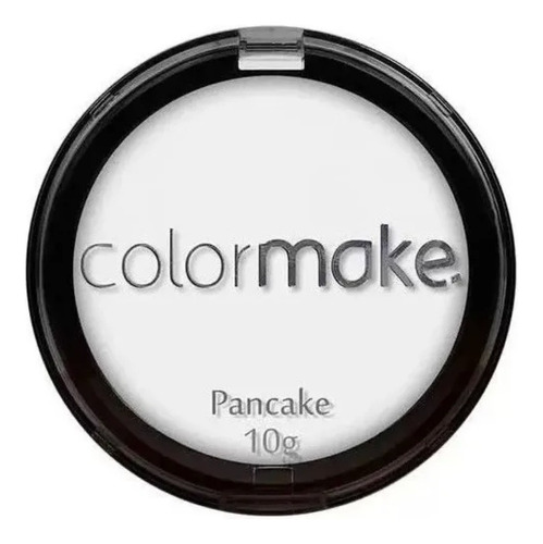 Kit Pancake Pó Colormake 10 Gramas Maquiagem Branco / Preto