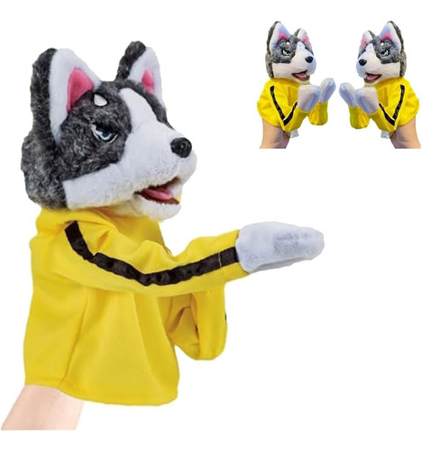 Kung Fu Animal Toy Husky Guantes Muñeca Juego Para Niños-1pc