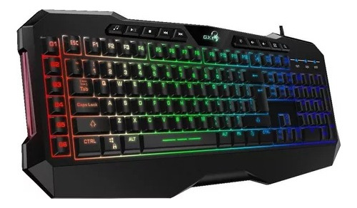 Teclado Gamer Genius Scorpion K11 Pro Qwerty Español Rgb