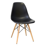 Silla De Comedor Boxbit Eames, Estructura Color Negro, 1 Unidad