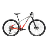 Bicicleta Aro 29 Caloi Elite 12v Deore Freio Hidráulico Cor Alumínio/vermelho Tamanho Do Quadro 15