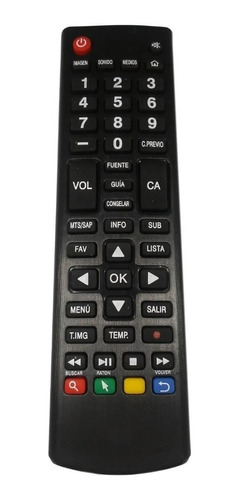 Control Remoto Para Bixler Goldstar Zenith Smart Tv Lcd549