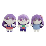 3pcs Omori Boneca Pelúcia Brinquedo Crianças Presente 20cm