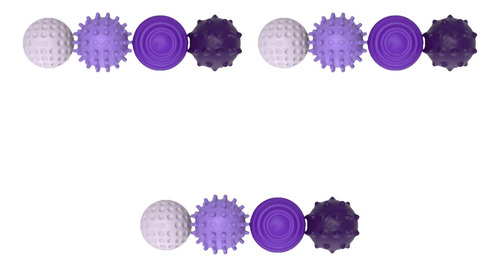 12x Brinquedos Sensoriais 3d Conjunto De Bolas Violeta