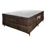 Cama Viúva D33 Colchão Magnético Infravermelho + Box 120x188