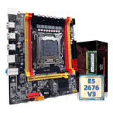 Kit Placa Mãe Processador Xeon E5 2676 16gb Ram Ddr3 1600mhz