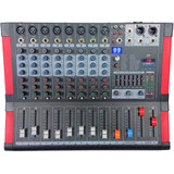 Consola Mixer Potenciada 700w 8 Ch Soundxtreme Sxm 256 Cjf