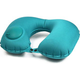 Almohada Inflable De Viaje Automatica Cuello Cojin Cervical