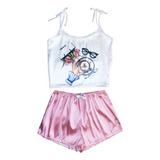 Pijama De Calor Regatinha Short Doll Adulto Cod 39