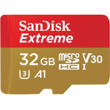 Memoria Sandisk Extreme Microsdhc 32gb Clase 10 V30 100mb/s