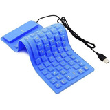 Teclado De Silicona Plegable, Con Cable Usb De 85 Te