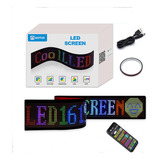 Letrero Luminoso Led Programable Para Dj, 7 Cm X 17 Cm